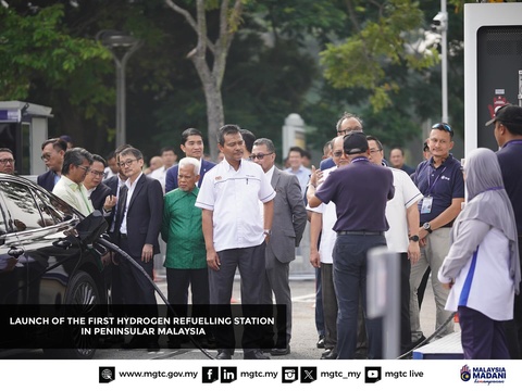 Launch of the first Hydrogen Refuelling Station in Peninsular Malaysia