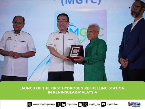 Launch of the first Hydrogen Refuelling Station in Peninsular Malaysia